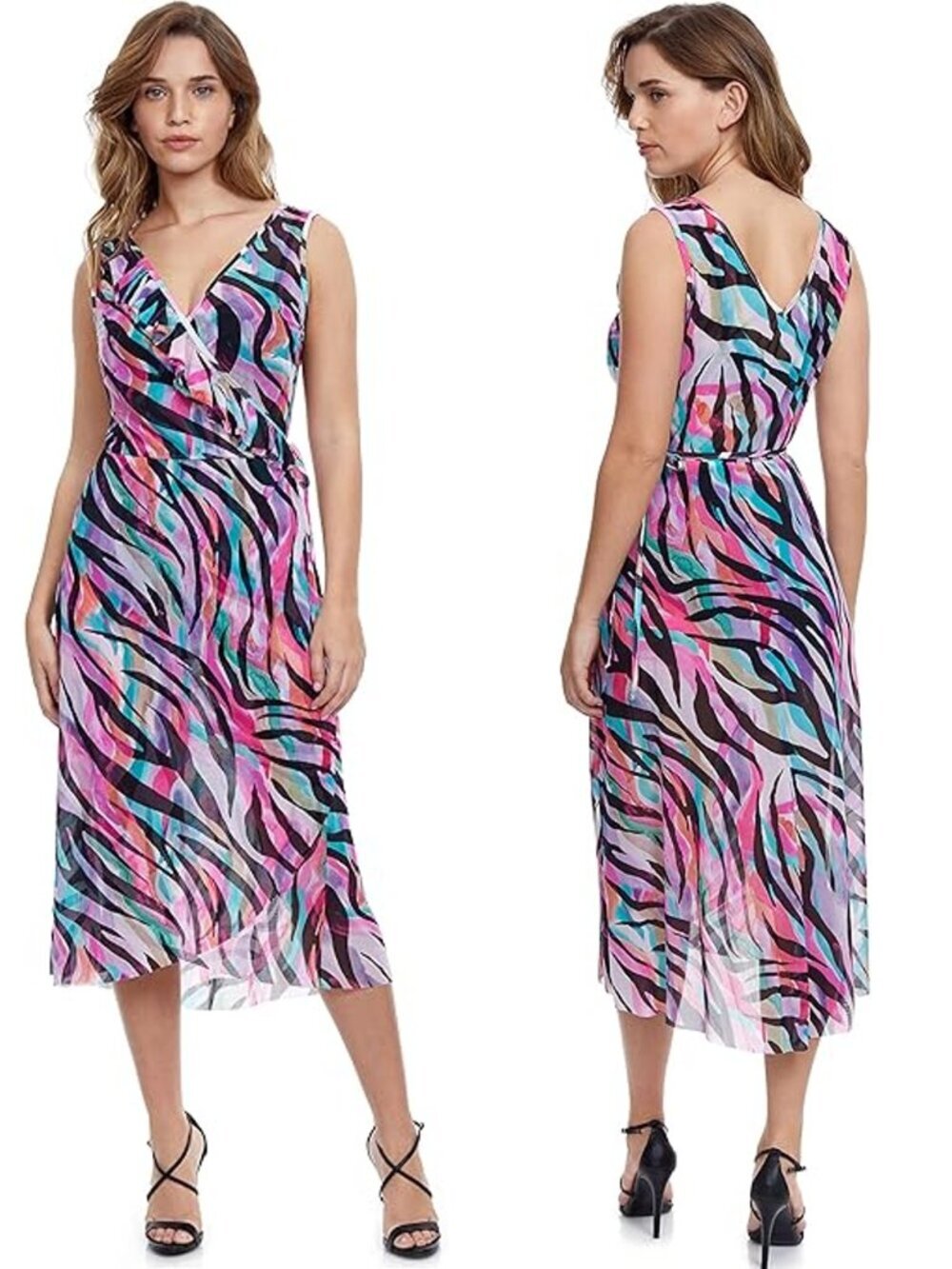 NWT New $144 Profile by Gottex Wrap Coverup Dress Size L